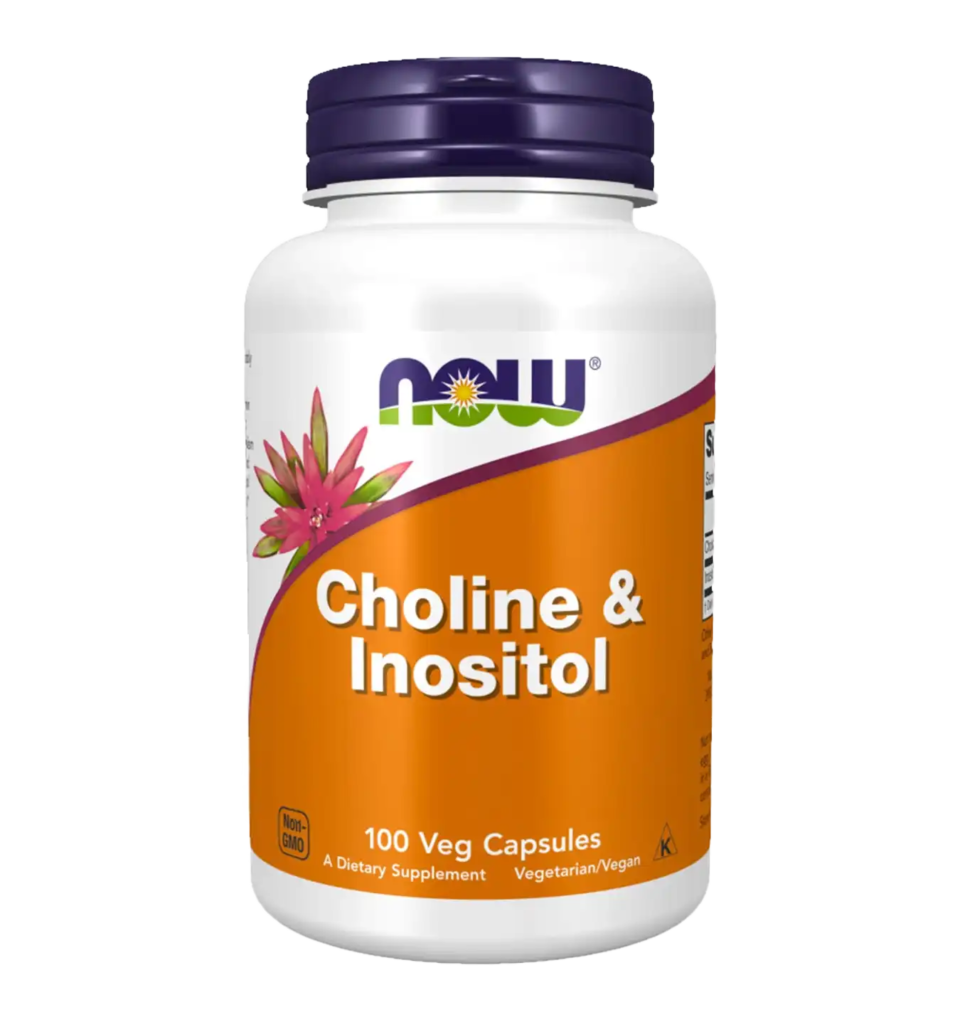 now foods choline inositol 500mg inositol 100caps compressed