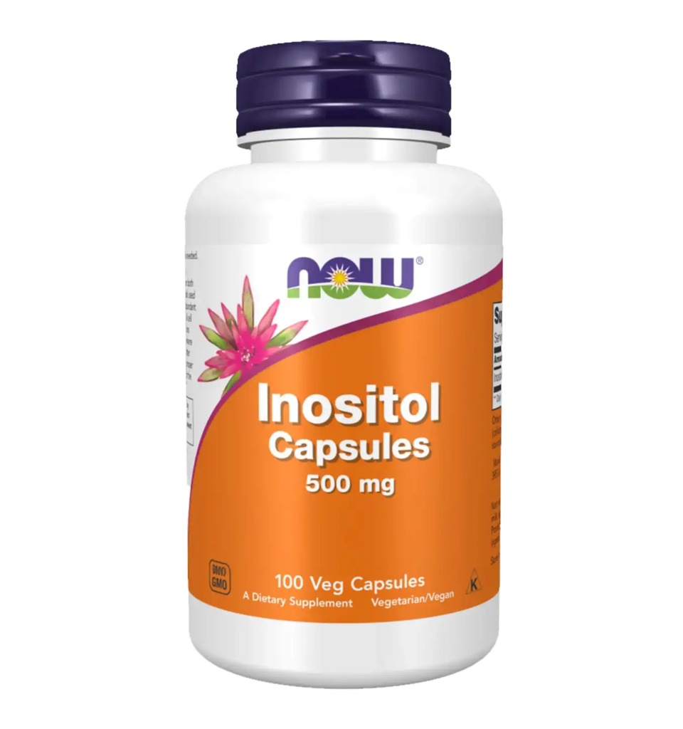 now foods inositol 500mg 100caps compressed
