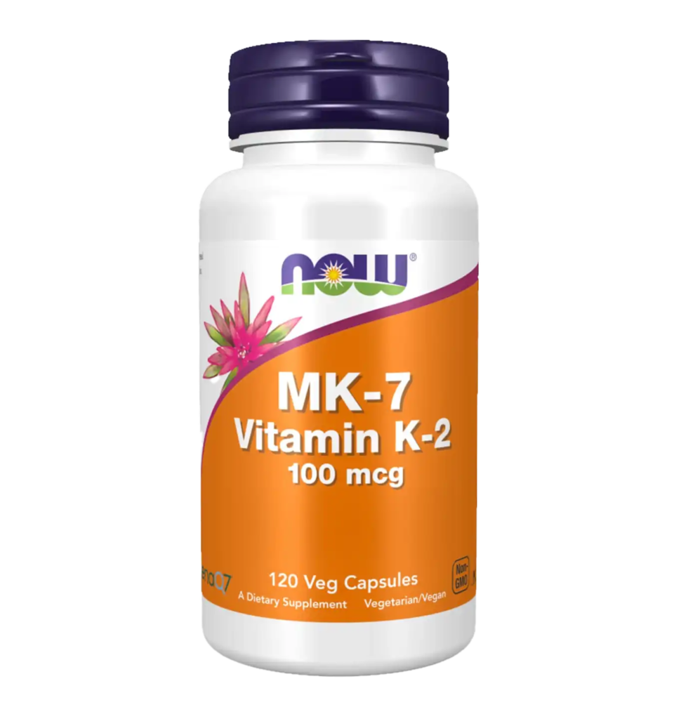 now foods mk 7 vitamin k 2 100mcg 120caps compressed