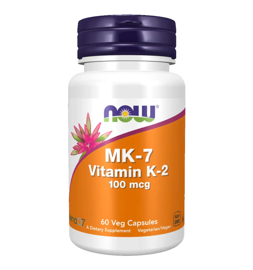 now foods mk 7 vitamin k 2 100mcg 60caps compressed