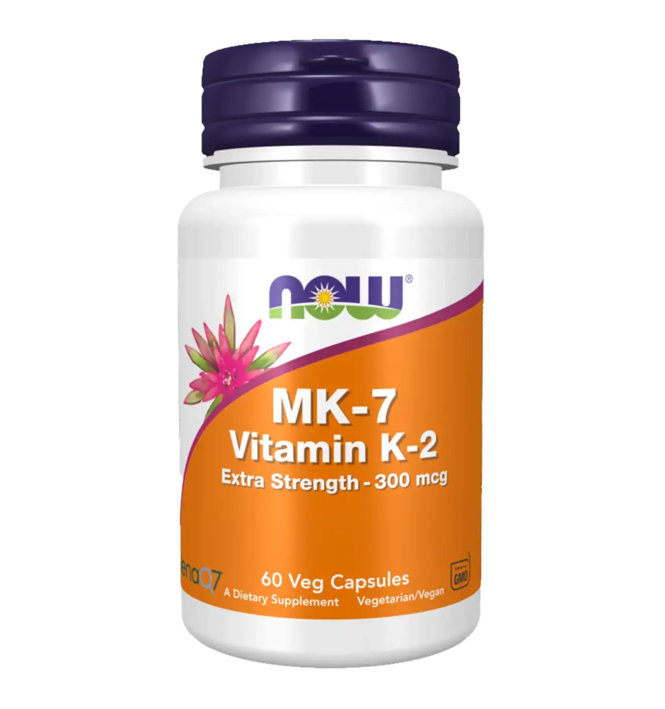 now foods mk 7 vitamin k 2 300mcg 60caps compressed
