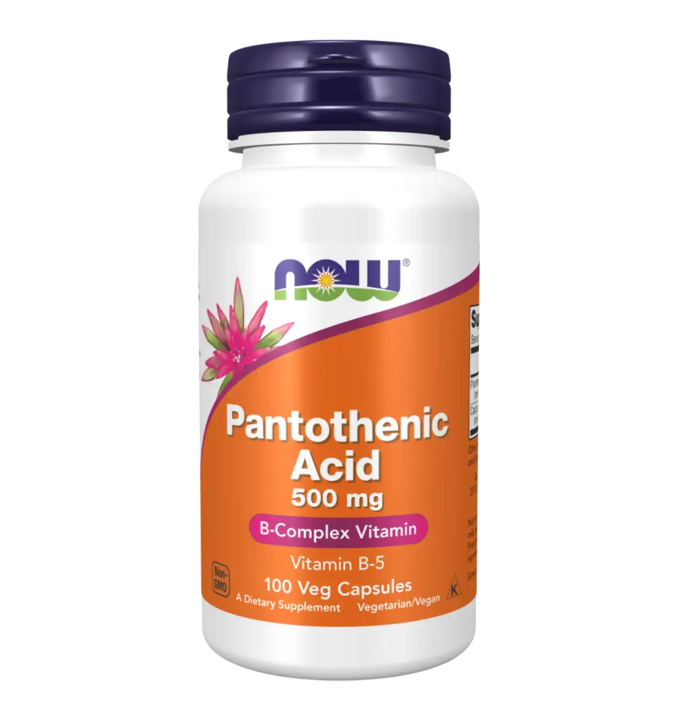 now foods pantothenic acid 500mg 100caps compressed