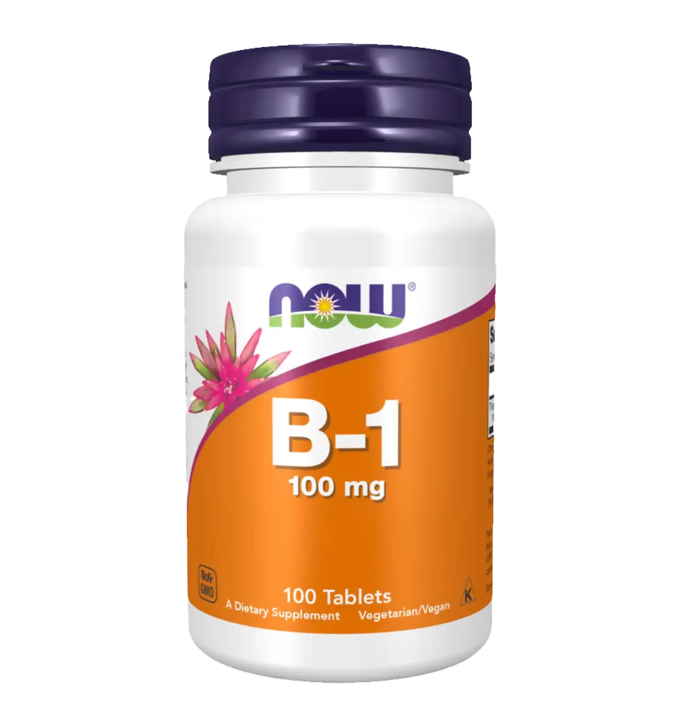 now foods vitamine b 1 100mg 100tabl compressed