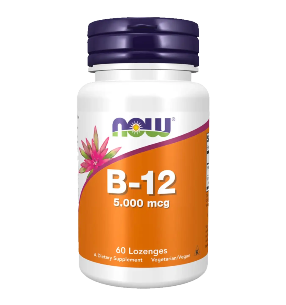 now foods vitamine b 12 5000mcg 60lozenges compressed