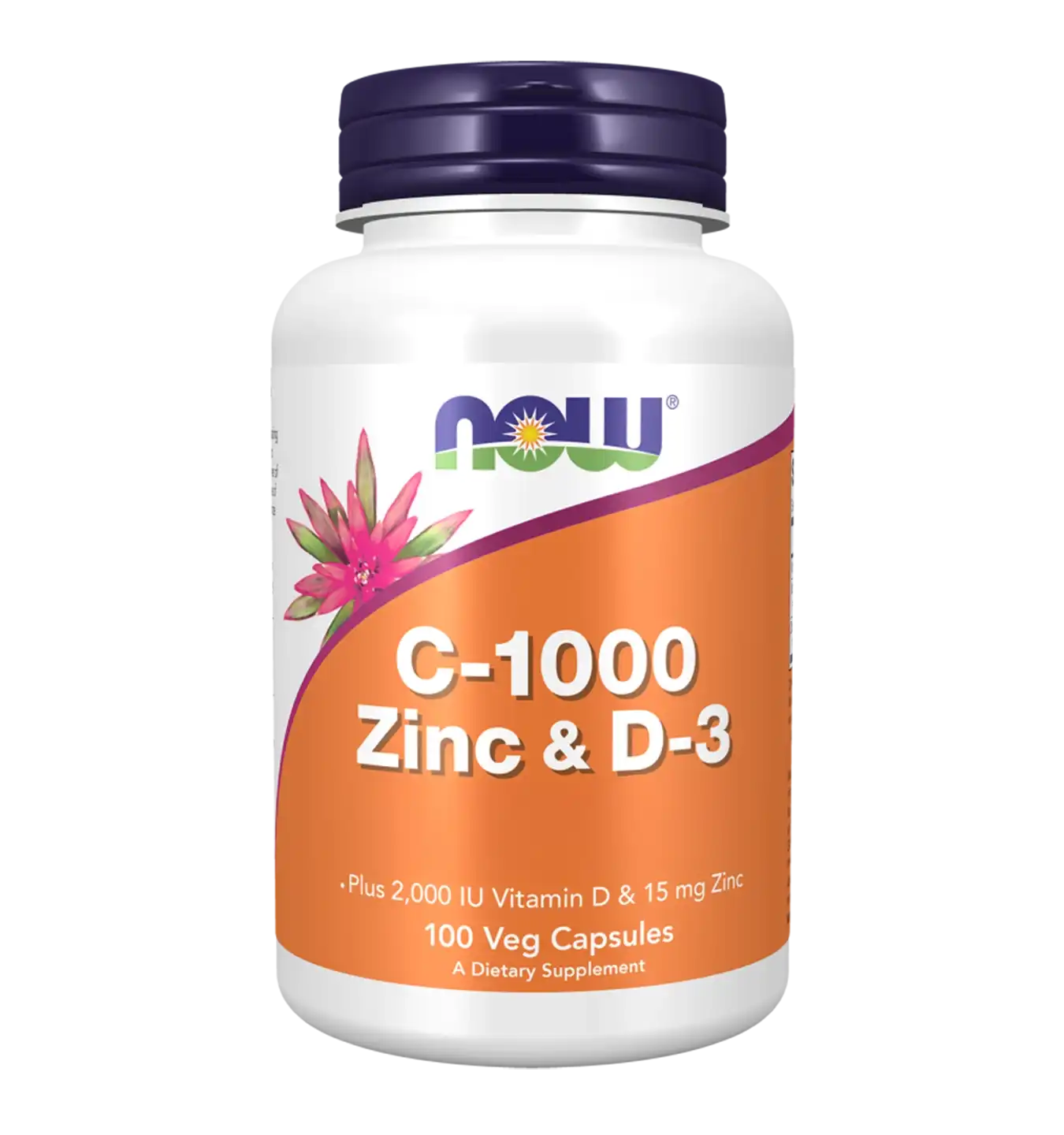 Vitamine C-1000, Zinc & D-3 - 100 v-caps 1 Vitamine C-1000, Zinc & D-3 - 100 v-caps