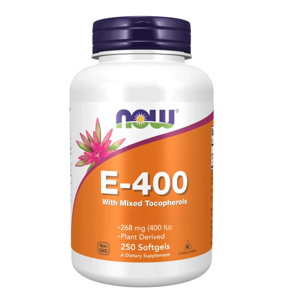 now foods vitamine e 400iu 250softgels compressed