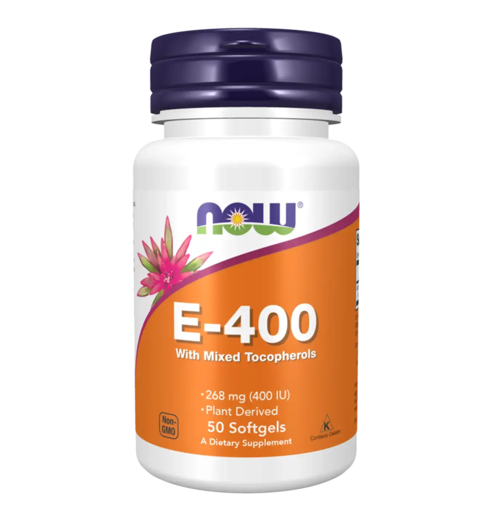 now foods vitamine e 400iu 50softgels compressed