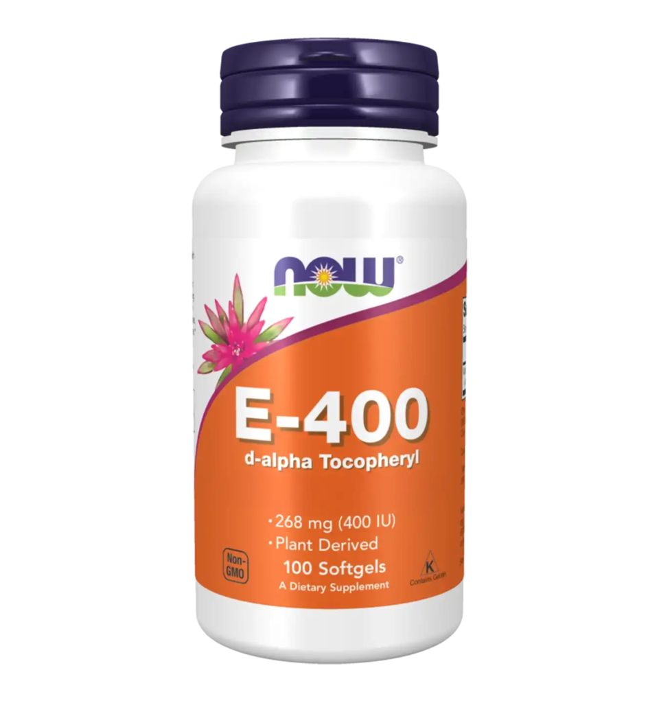 now foods vitamine e 400iu d alpha tocopheryl 100softgels compressed