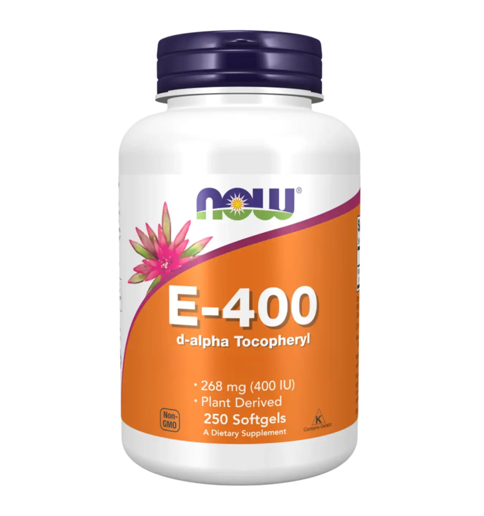 now foods vitamine e 400iu d alpha tocopheryl 250softgels compressed