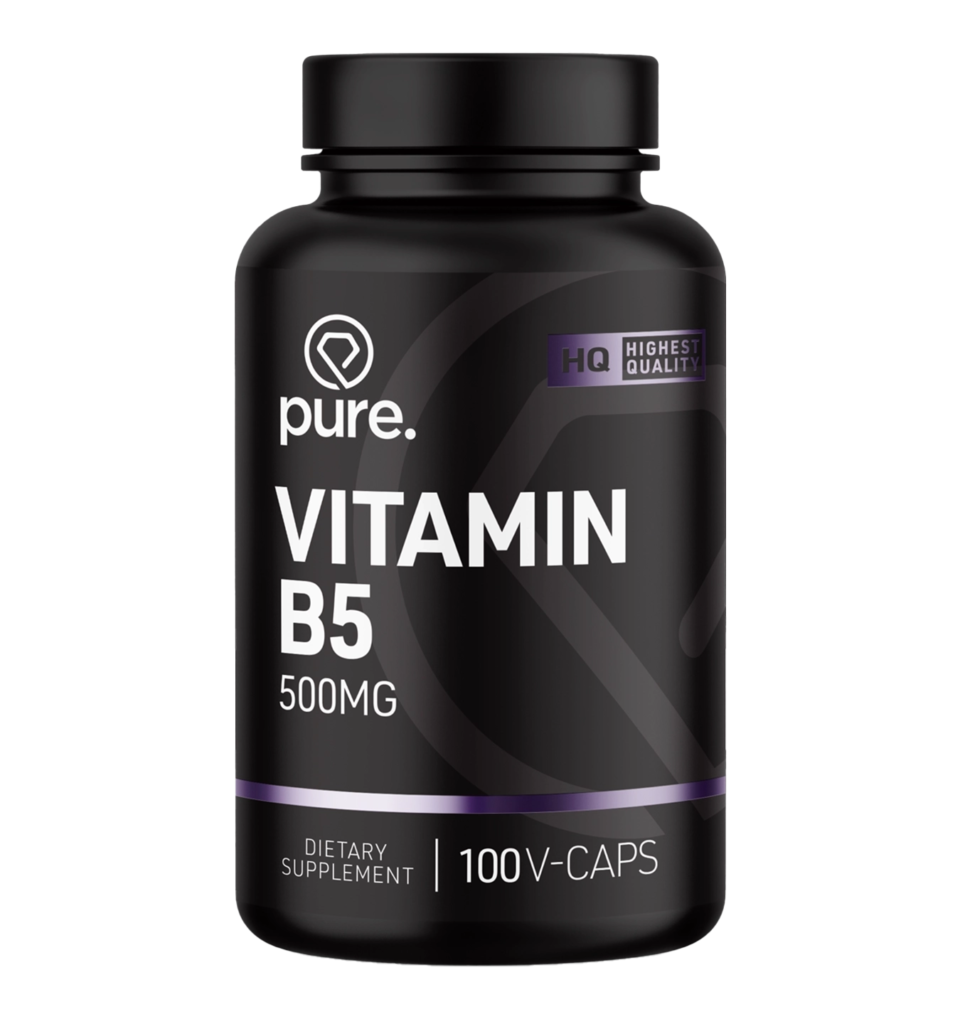 pure vitamine b5 100mg 100caps