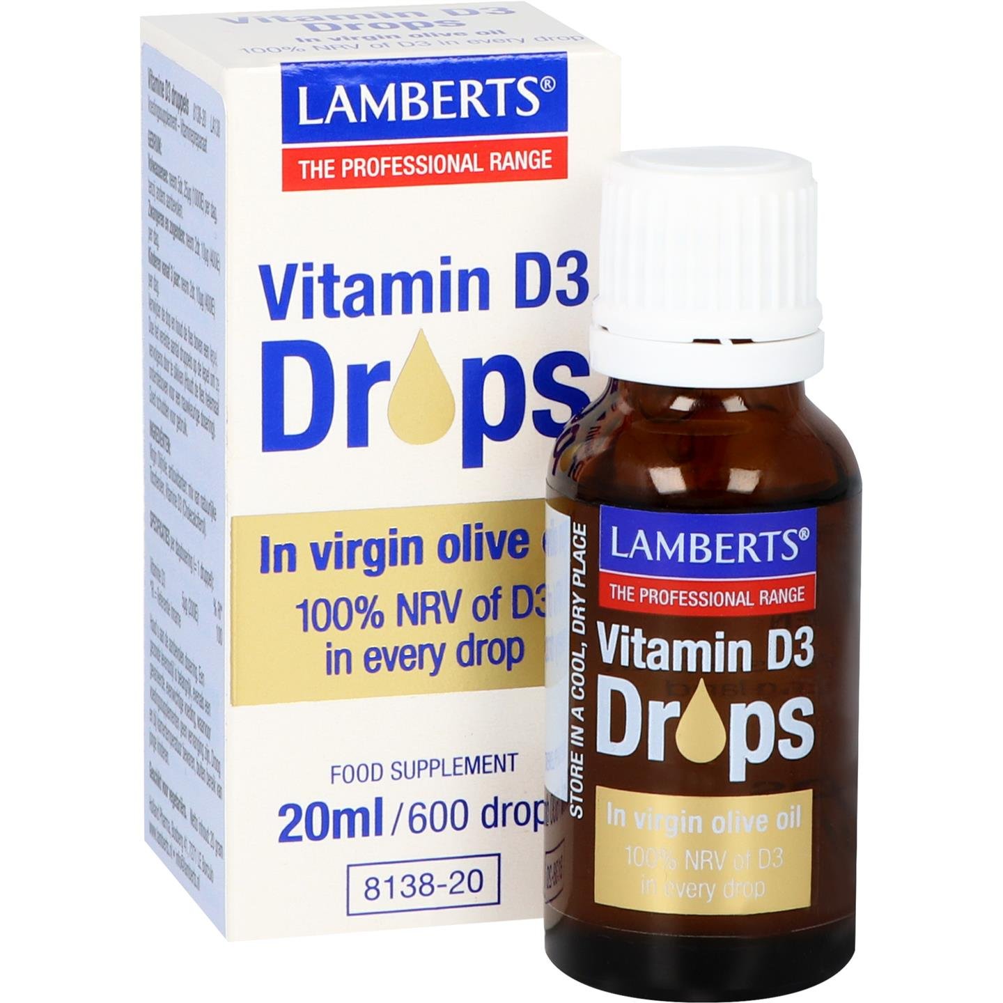 Vitamine D3 druppels 1 Vitamine D3 druppels