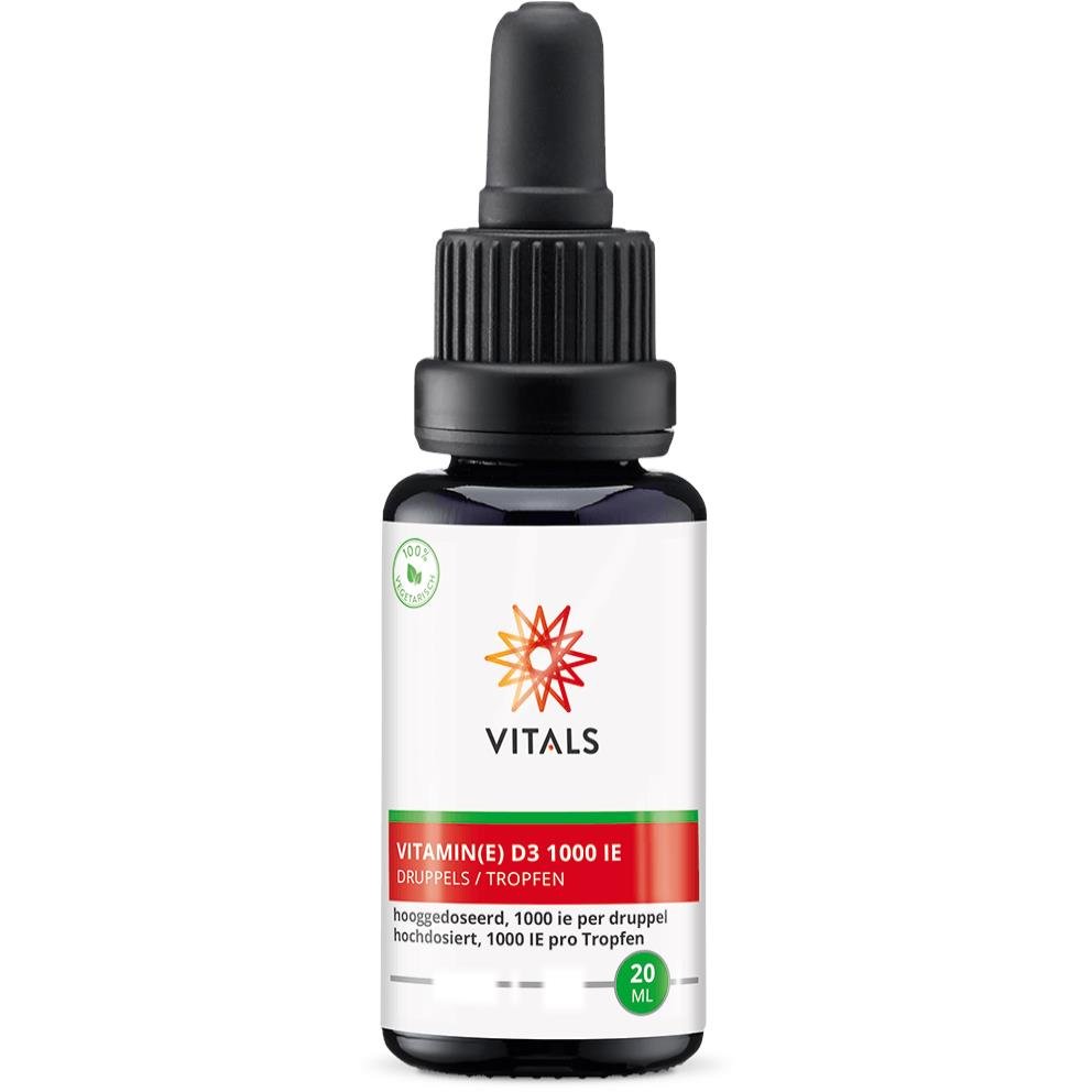 Vitamine D3 druppels 25 mcg 1 Vitamine D3 druppels 25 mcg