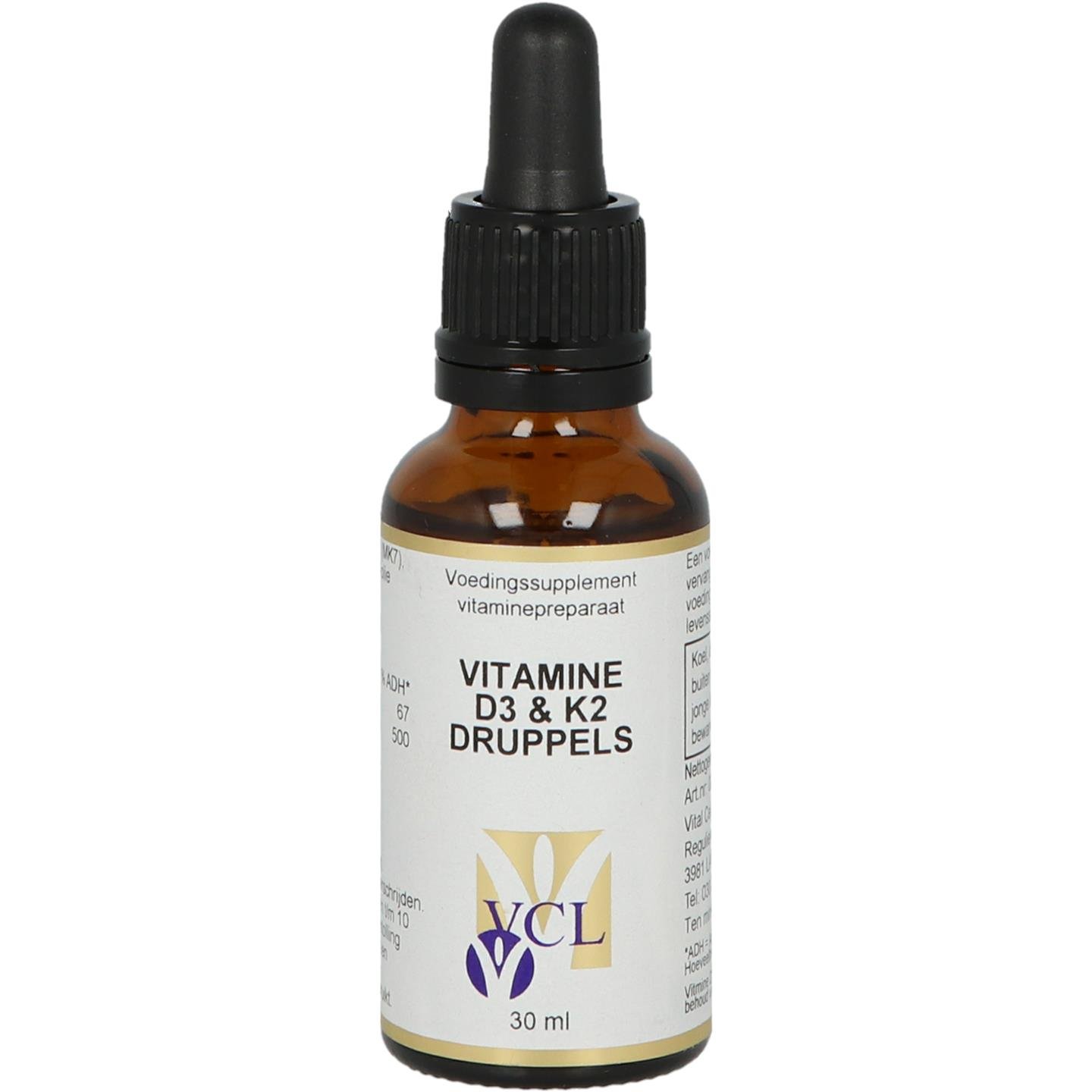 Vitamine D3 & K2 druppels 1 Vitamine D3 & K2 druppels