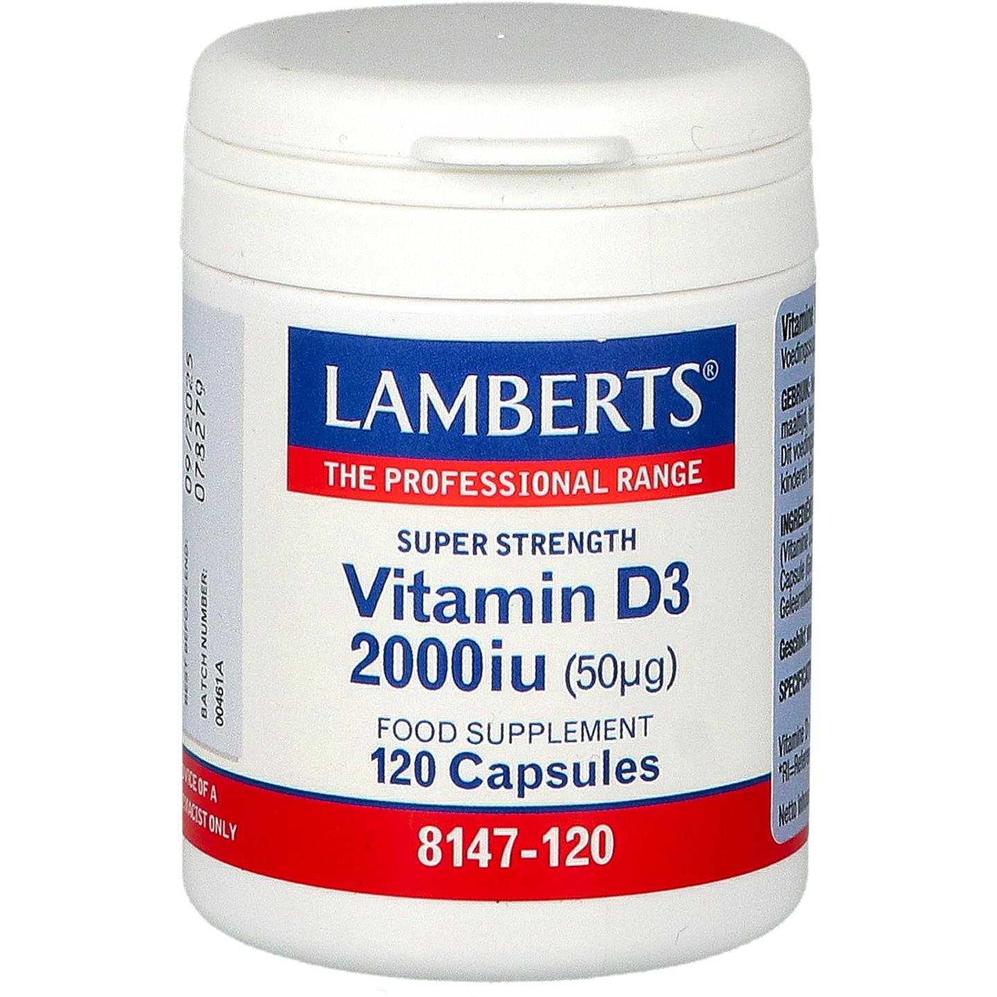 Vitamine D3 2000 IE 1 Vitamine D3 2000 IE