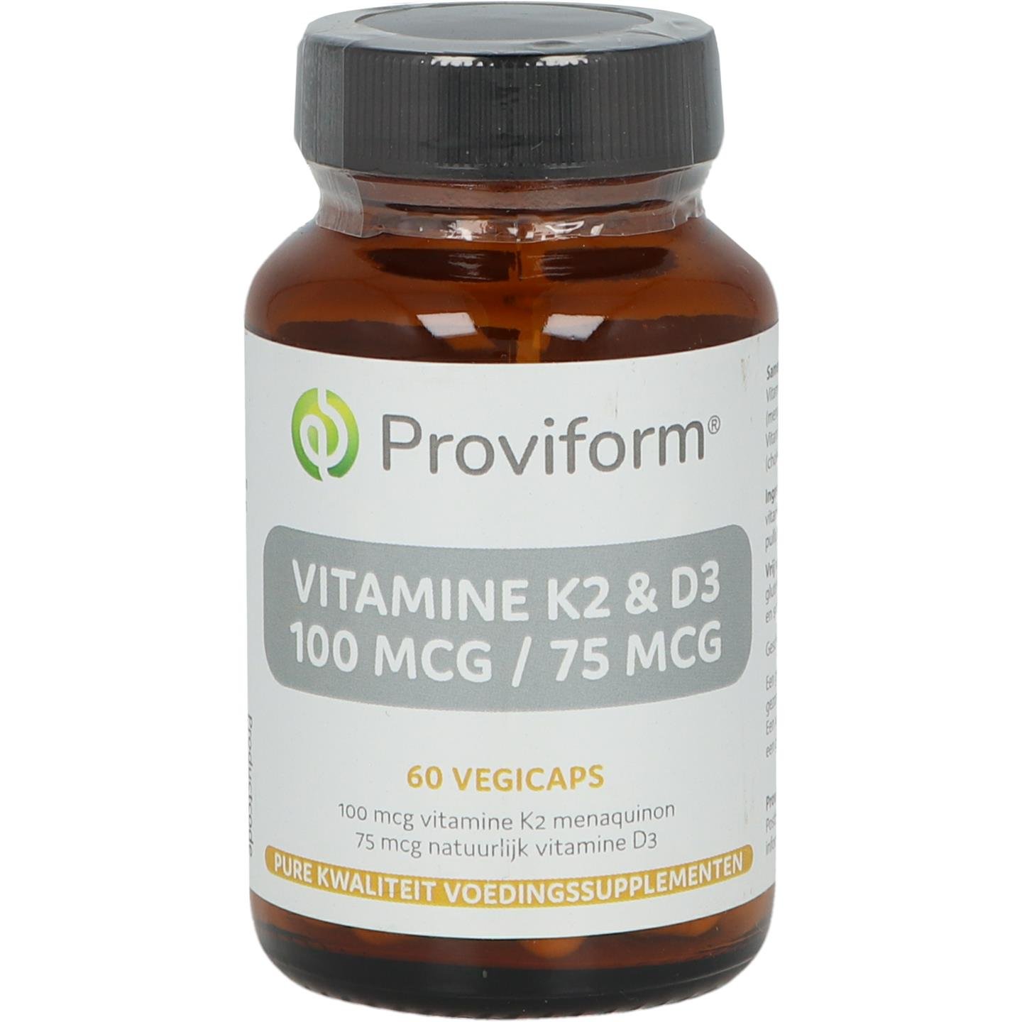 Vitamine K2 100 mcg & D3 75 mcg 1 Vitamine K2 100 mcg & D3 75 mcg