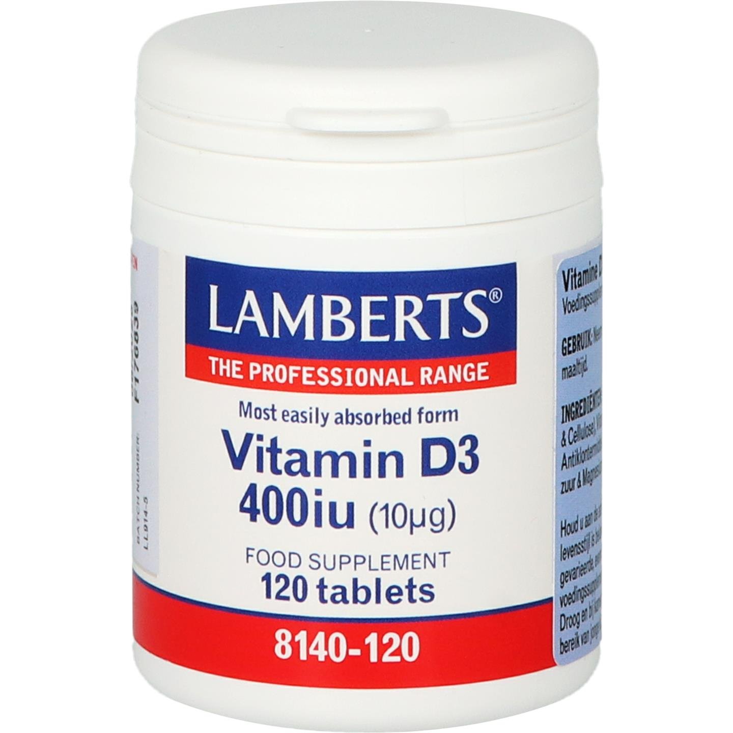 Vitamine D3 400 IE 1 Vitamine D3 400 IE