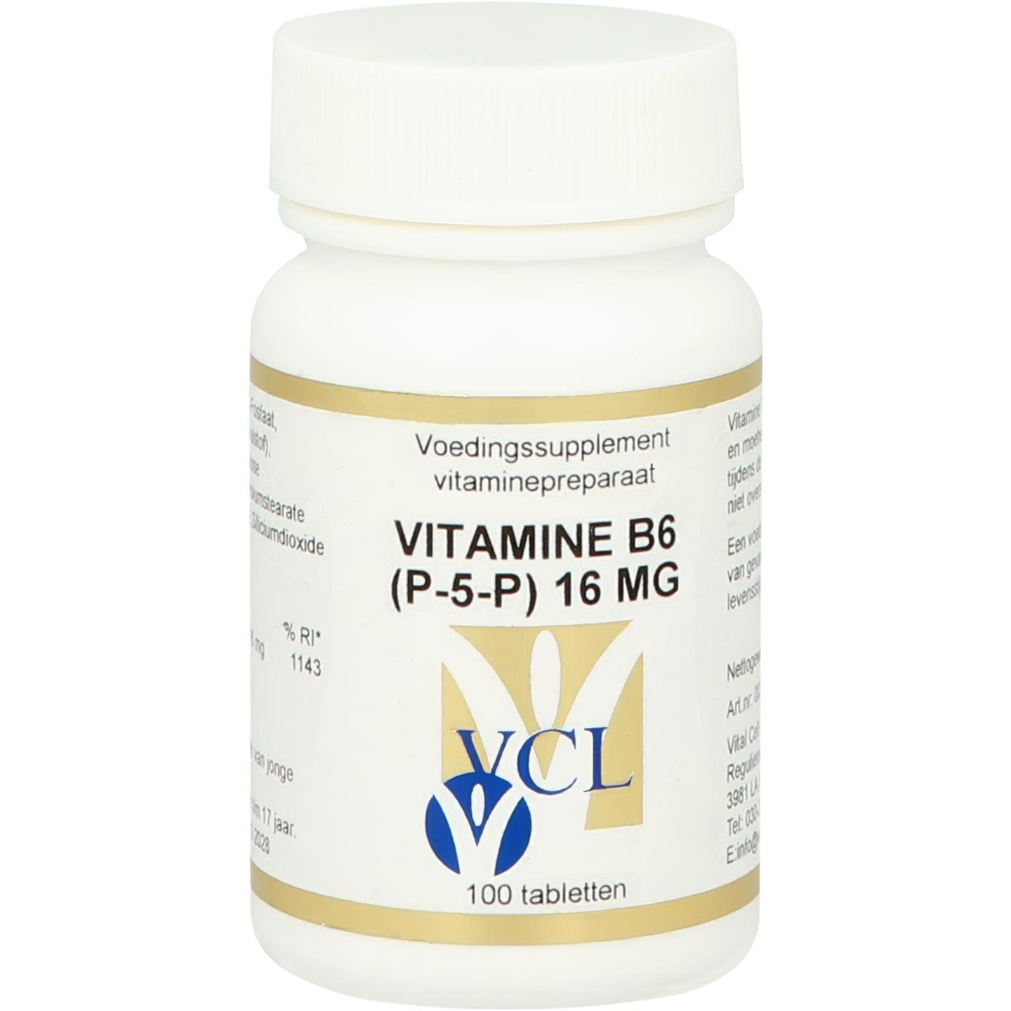 Vitamine B6 (P-5-P) 16 mg 1 Vitamine B6 (P-5-P) 16 mg