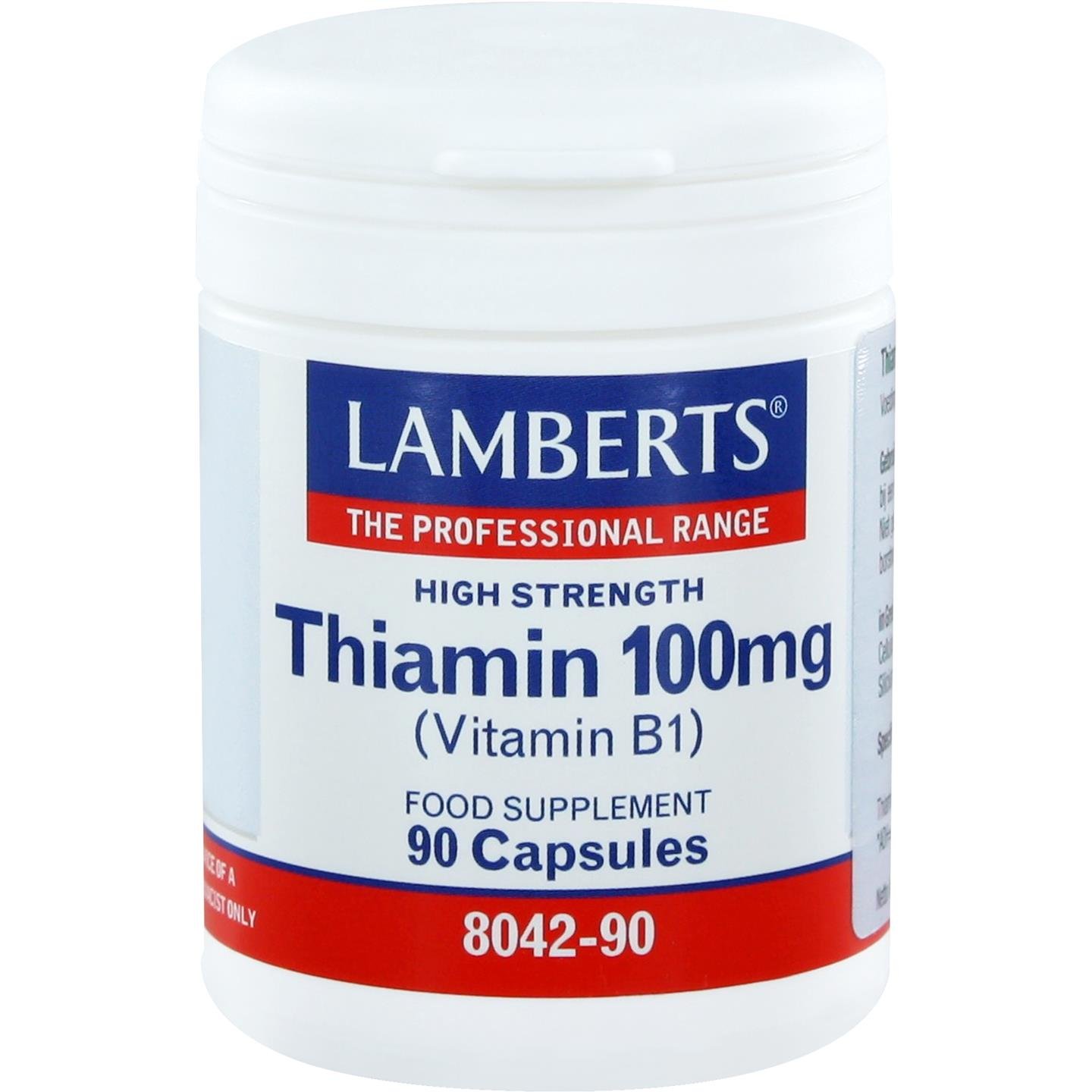 Thiamine 100 mg (B1) 1 Thiamine 100 mg (B1)