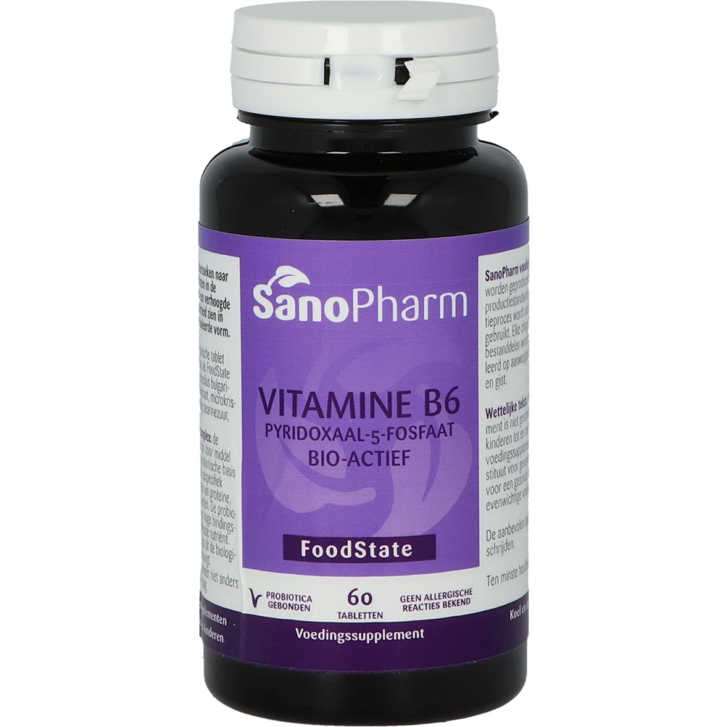 FoodState Vitamine B6 (Pyridoxaal-5-fosfaat) 1 FoodState Vitamine B6 (Pyridoxaal-5-fosfaat)