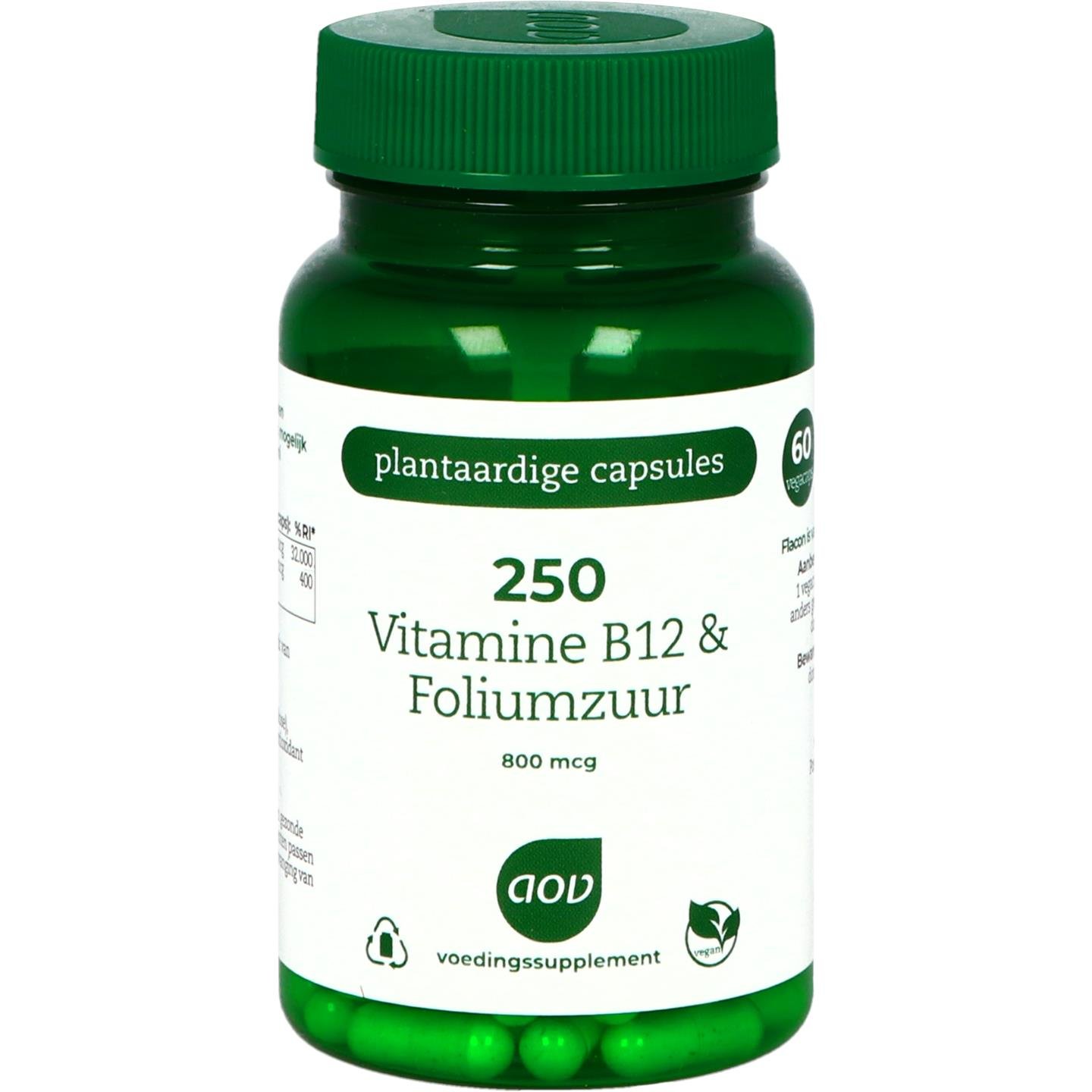 250 Vitamine B12 & Foliumzuur 1 250 Vitamine B12 & Foliumzuur