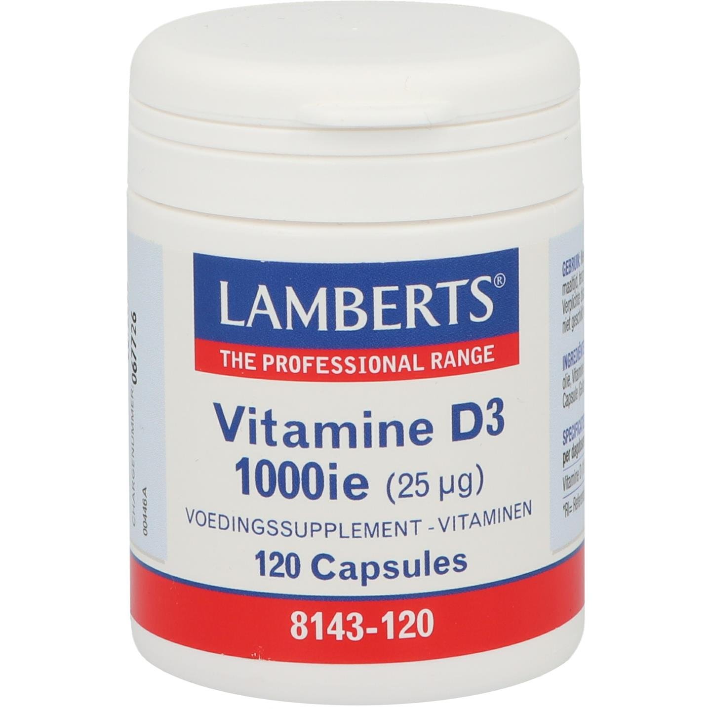 Vitamine D3 1000 IE (25 mcg) 1 Vitamine D3 1000 IE (25 mcg)